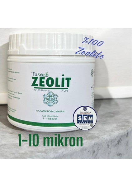 , Zeolit /klinoptilolit MHA Aktif Ultra Mikronize 1-10 Mikron Toz