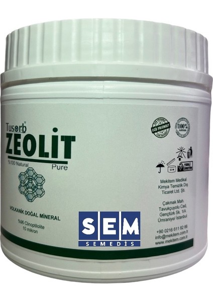 , Zeolit /klinoptilolit MHA Aktif Ultra Mikronize 1-10 Mikron Toz