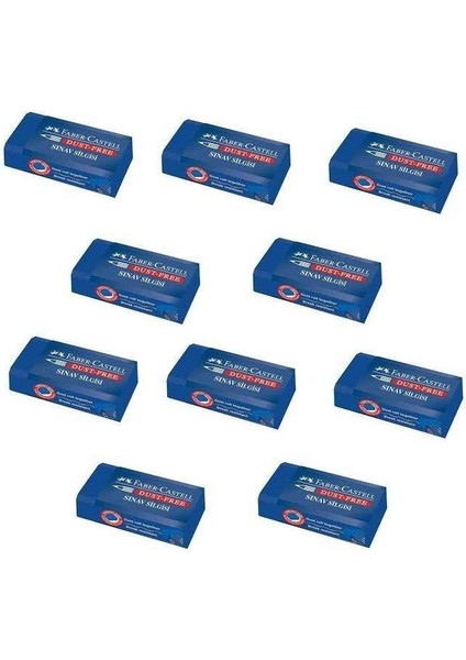 No:24 Orta Boy Mavi Sınav Silgisi 10'lu