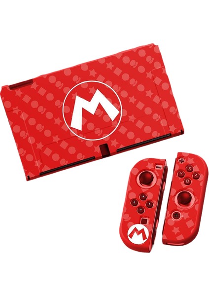 Nintendo Switch OLED Tpu Mat Koruyucu Kırmızı Kılıf (Yurt Dışından)