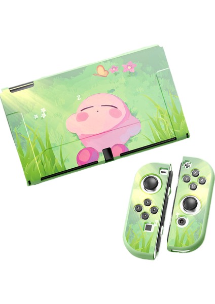 Nintendo Switch OLED Buzlu Kabartmalı Koruyucu Tpu Yumuşak Kılıf (Yurt Dışından)