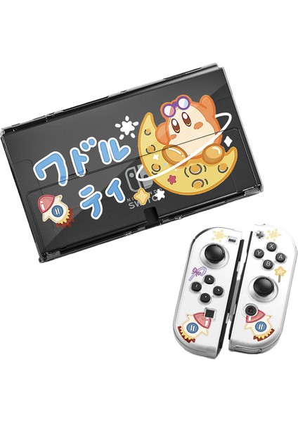 Nintendo Switch OLED Tpu Mat Kabartmalı Koruyucu Kılıf (Yurt Dışından)