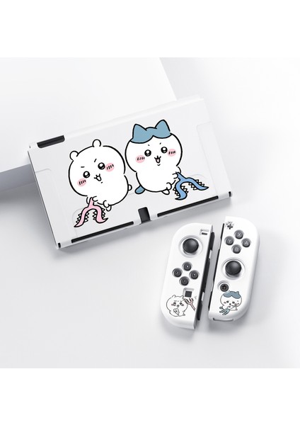 Nintendo Switch OLED Buzlu Koruyucu Tpu Bölünmüş Yumuşak Kılıf (Yurt Dışından)