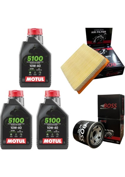 Cf Moto Sr 450 Motul 5100 10W40 Boss Filtre Bakım Seti