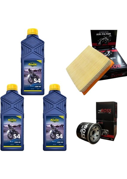 Cf Moto Sr 450 Putoline S4 10W40 Boss Filtre Bakım Seti