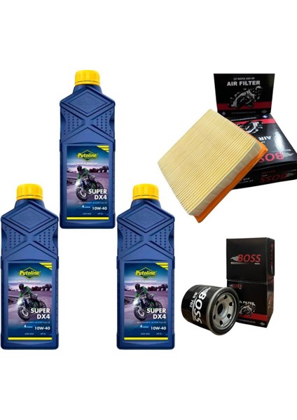 Cf Moto Sr 450 Putoline Dx4 10W40 Boss Filtre Bakım Seti