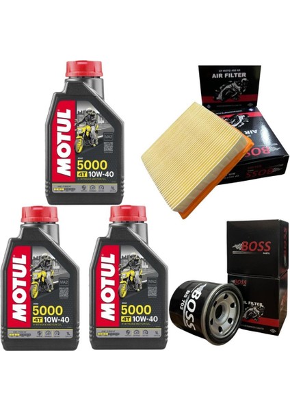 Cf Moto Sr 450 Motul 5000 10W40 Boss Filtre Bakım Seti