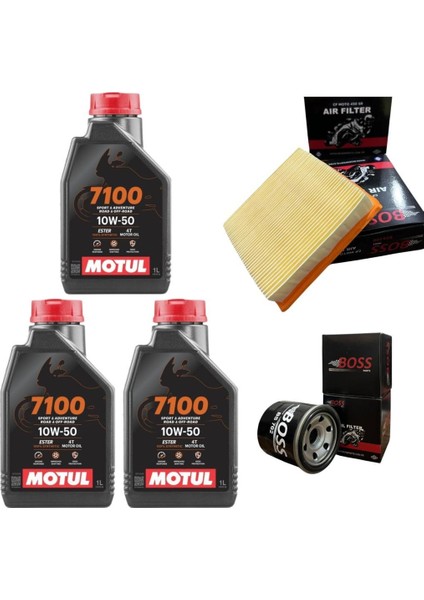 Cf Moto Sr 450 Motul 7100 10W50 Boss Filtre Bakım Seti