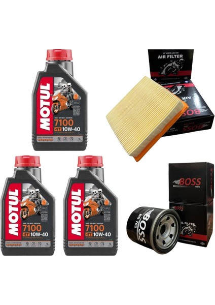 Cf Moto Sr 450 Motul 7100 10W40 Boss Filtre Bakım Seti