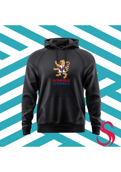 Sweatshirt Lyon Siyah Hoodie