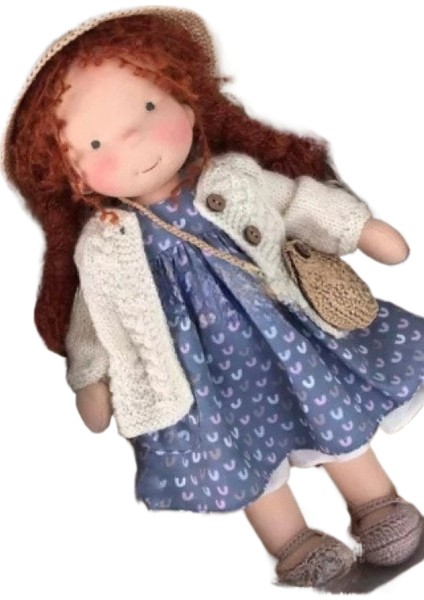 Pamuk Gövdeli Waldorf Bebek Heykelciği (Yurt Dışından)