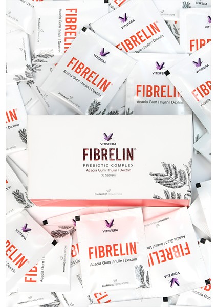 Fibrelin Akasya Gum İnülin Dirençli Dekstrin İçeren Prebiyotik Kompleks 30 Saşe