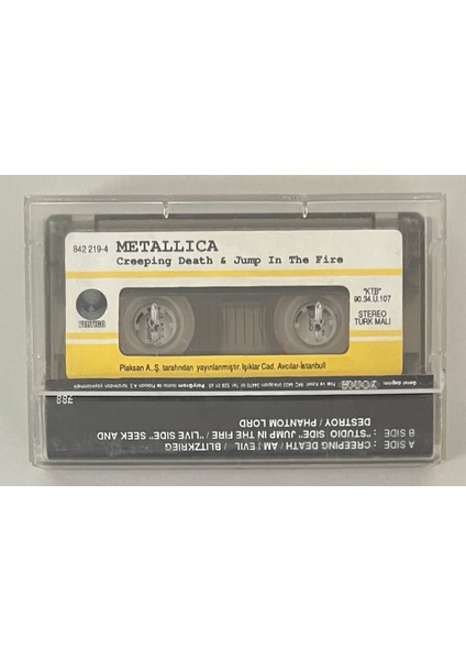 Metallica - Creeping Death & Jump In The Fire Kaset