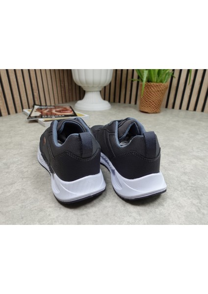 Günlük Fileli Nefes Alabilen Erkek Sneaker Bağcıklı Kalın Taban Hafif Rahat Yürüyüş Koşu Spor Ayakkabısı 8011