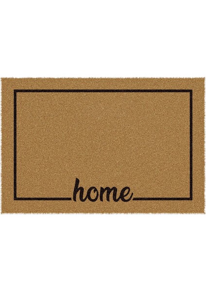Paspas Siyah Home Çerçeve Desenli Kapı Önü Paspası 40 x 60 cm fırsatları