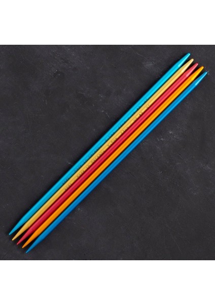 Addi Colibri 5,5mm 23CM Renkli Çorap Şişi - 204-7