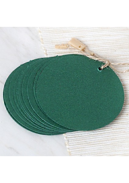 10'lu Yuvarlak Yeşil Etiket ve Klipsli Etike fiyatları