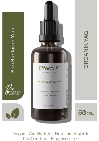 EffectHA Organik Sarı Kantaron Yağı 50 ml