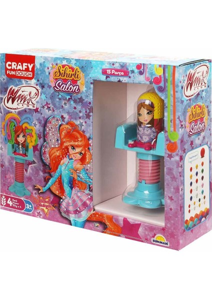 9802 Crafy Winx Sihirli Salon Oyun Hamur Seti 15 Parça -Sunman indirimleri