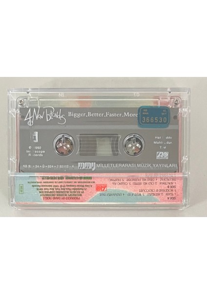 4 Non Blondes Bigger, Better, Faster, More Kaset