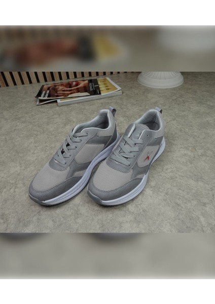 Günlük Fileli Nefes Alabilen Erkek Sneaker Bağcıklı Kalın Taban Hafif Rahat Yürüyüş Koşu Spor Ayakkabısı 8011 fiyatları