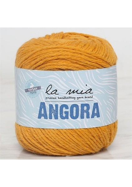 La Mia Angora Hardal El Örgü Ipi - L123 - 34216
