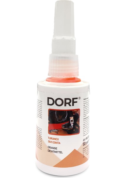 Portakal Sıvı Conta Turuncu Conta Körüklü 50ML
