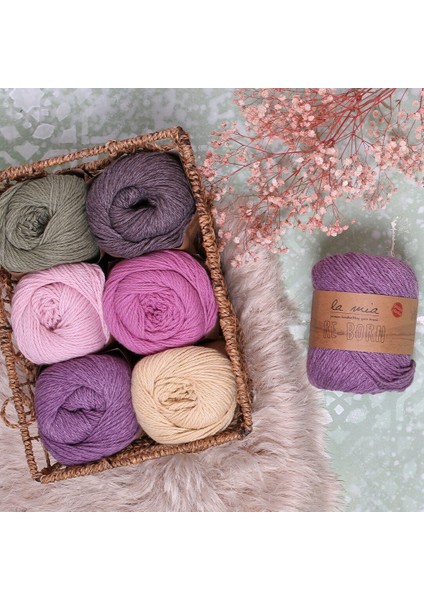 Re-Born Gül Kurusu Melanj El Örgü Ipi - L1 modelleri