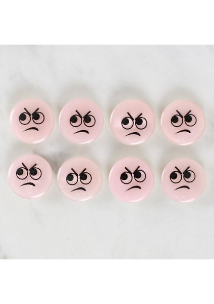 Crafts 8'li Kızgın Yüz Düğme - 1021 fiyatları