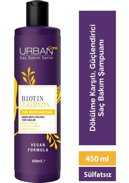 Biotin&keratin Dökülmeye Eğilimli Saçlar Için Şampuan