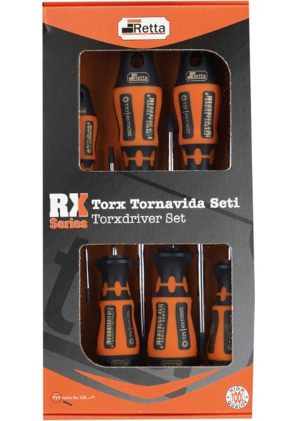 RXT6000 Torx Tornavida Seti 6 Lı