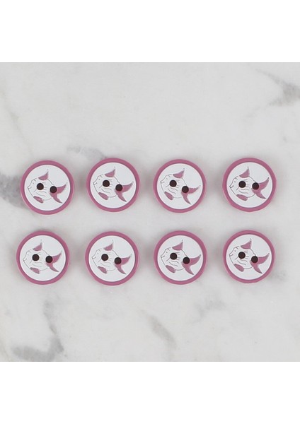 Crafts Vişne Çürüğü 8 Li Balık Düğme - 572 fiyatları