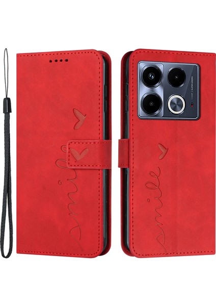 Infinix Note 40 Pu Deri Folyo Telefon Kapağı (Yurt Dışından)