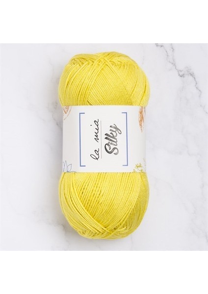 Silky Sarı El Örgü Ipi - L011 - 33672