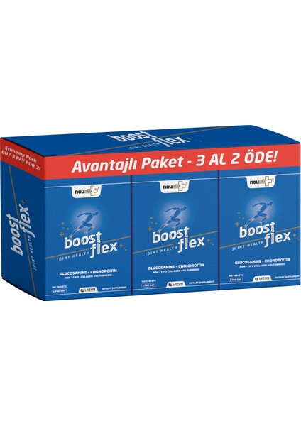 Boostflex Glukozamin, Tip 2 Kollajen,