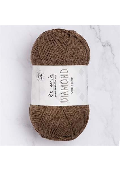 Diamond Koyu Kahverengi El Örgü Ipi - L158 - 33732