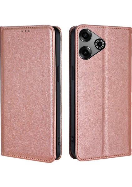 Tecno Pova 6 Pro 5g Çizilmez Cüzdan Pu Deri Manyetik Telefon Kapağı (Yurt Dışından)