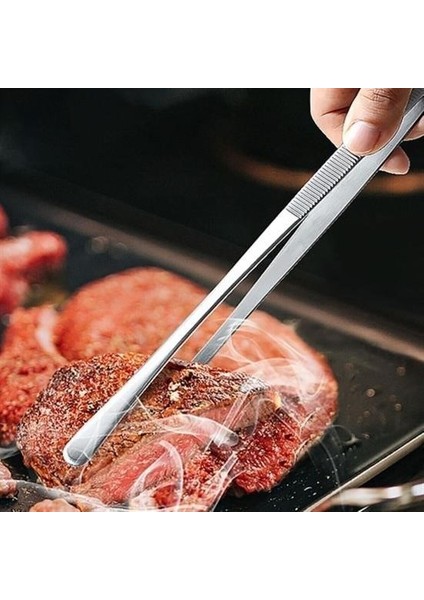 Byogalo® Yiyecek Servis Maşası Air Fryer Master Chef Şef Cımbızı Et Kızartma Barbekü Aleti 30 cm