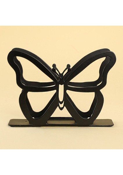 Home Kelebek Siyah Metal Peçetelik modelleri