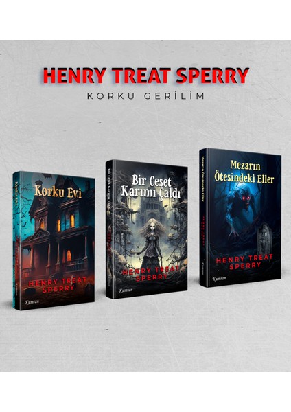 Henry Treat Kitap Seti Korku Gerilim ( 3 Kitap)