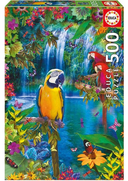 Puzzle 500 Parça Bird Tropical Land 15512