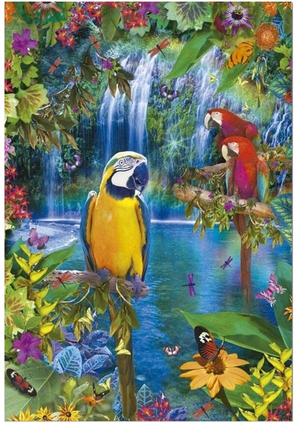 Puzzle 500 Parça Bird Tropical Land 15512