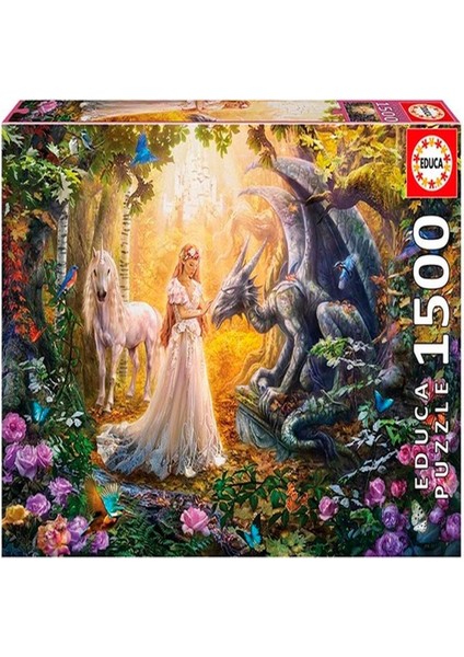 1500 Parça Dragonpr & Unicorn Puzzle 17696