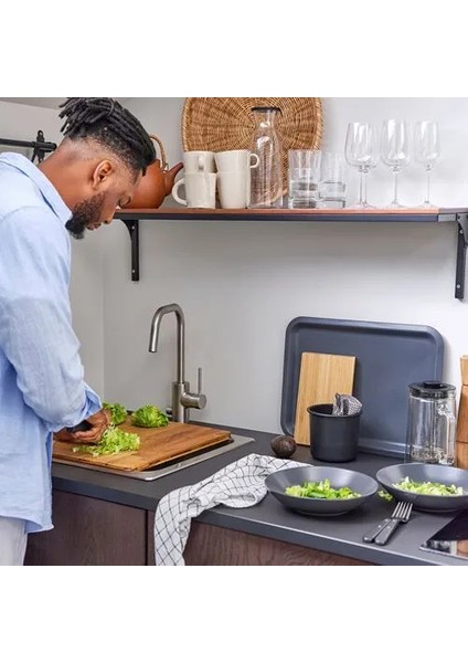 Sumuhome Tıllgang Servis Tepsisi Gri 37X29 cm indirimleri