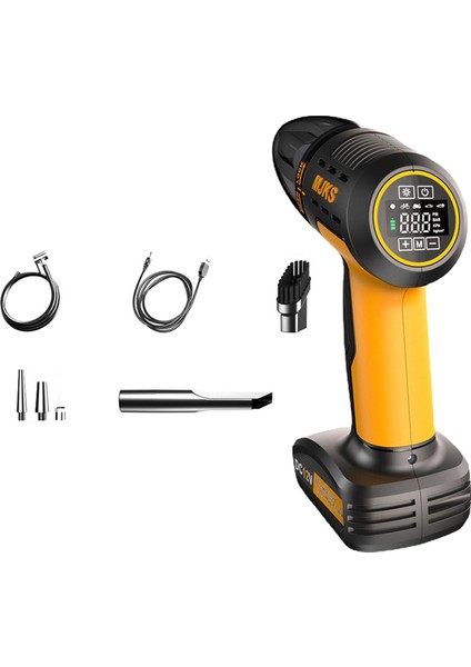 Kablosuz El Süpürgesi ve Sos Işıklı Hava Kompresörü (Yurt Dışından)