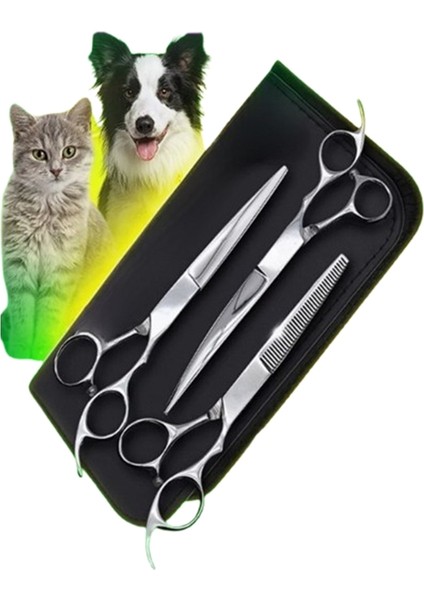 Çantalı Kedi Köpek Pet Kuaför Makas Tıraş Seti DHS506