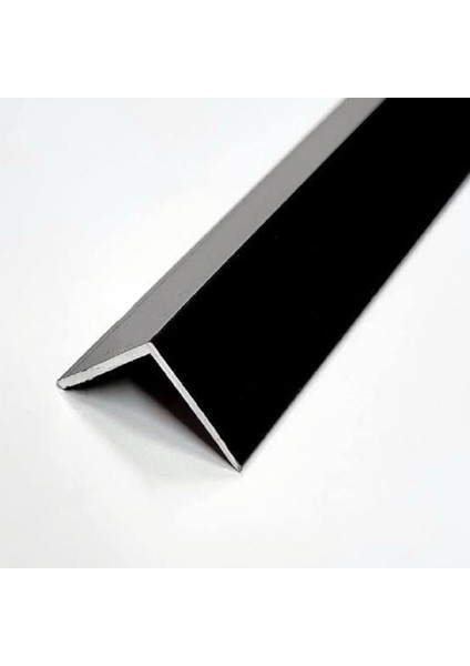 Alüminyum Köşe Profili Alüminyum Köşebent Siyah L Profil 2 cm x 2 cm Ölçü Seçiniz