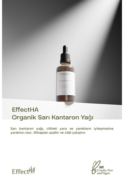 EffectHA Organik Sarı Kantaron Yağı 50 ml