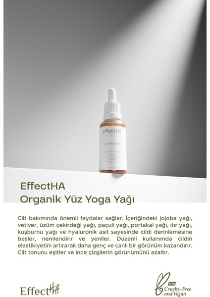 Tüm Ciltler İçin Dolgunlaştırıcı Organik Yüz Yoga Yağı 30ml
