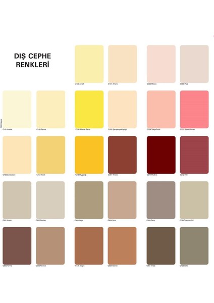 Silikonlu Dış Cephe Boyası C858 Lago 7,5 Lt